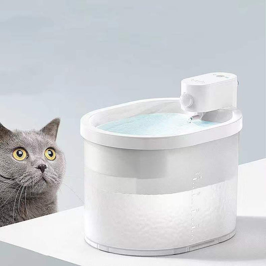 Distributeur d’Eau Intelligent et Sans Fil pour Chat – Rechargeable avec Filtration Avancée