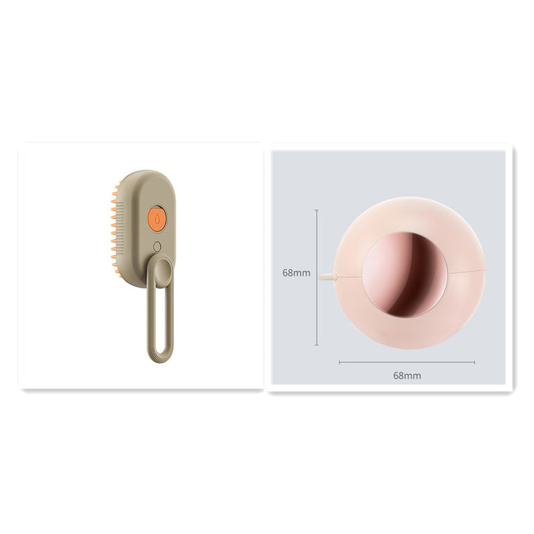 🌟 Brosse Vapeur 3-en-1 pour Animaux – Nettoyage, Démêlage et Massage