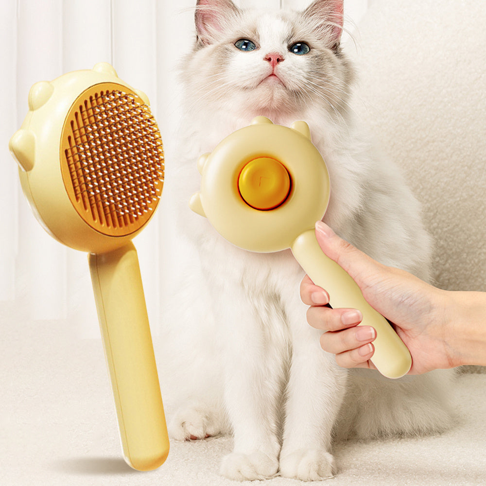 🌟 Brosse de Massage pour Animaux – Détente et Soin au Quotidien