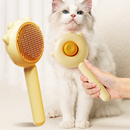 🌟 Brosse de Massage pour Animaux – Détente et Soin au Quotidien