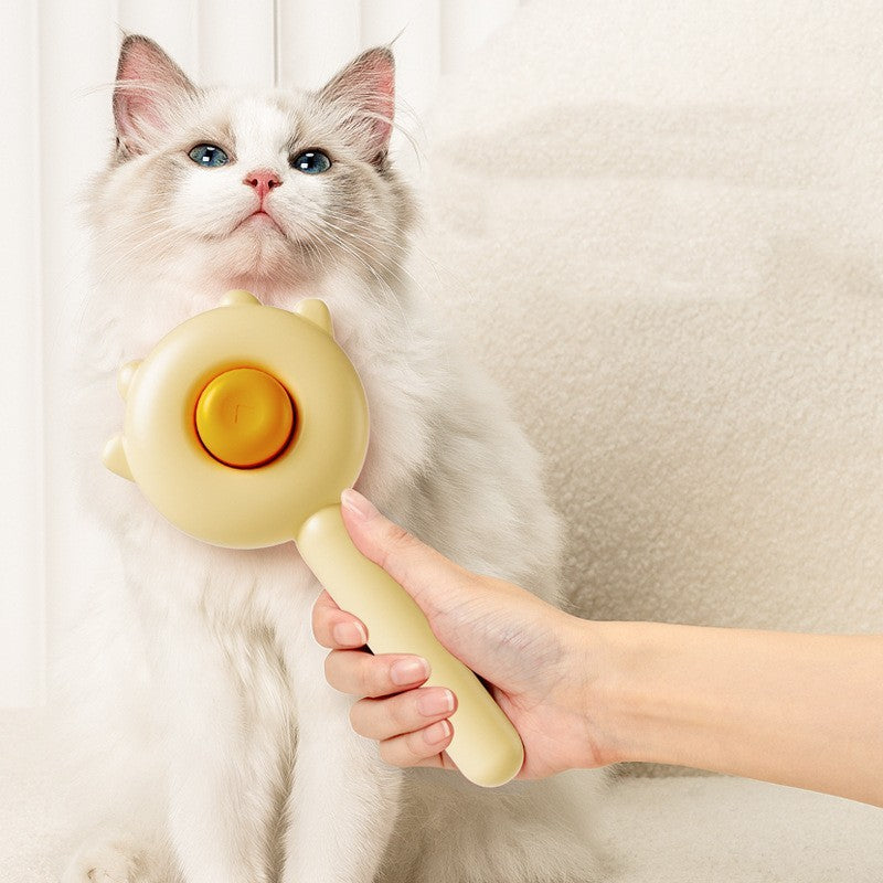 🌟 Brosse de Massage pour Animaux – Détente et Soin au Quotidien