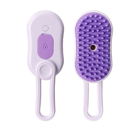 🌟 Brosse Vapeur 3-en-1 pour Animaux – Nettoyage, Démêlage et Massage